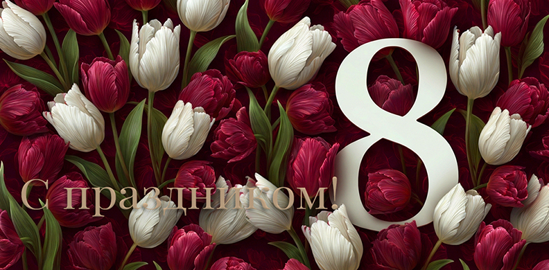 Поздравляем с 8 марта!